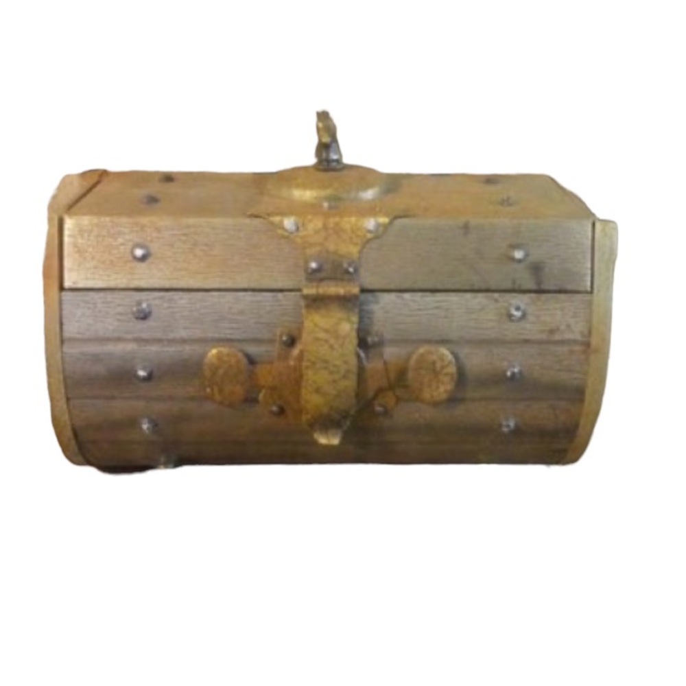 Jewelry Box Trunk Style Vintage Horseshoe Trunk Jewelry‎ Box